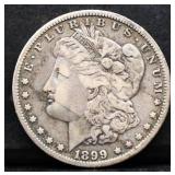 1899O Morgan silver dollar