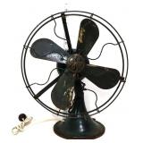 Vintage black GE electric fan