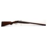Vntg LeFever dbl barrel shotgun, damascus barrel