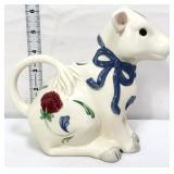 Lenox Poppies On Blue sitting cow creamer
