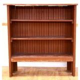 Vintage wood crock shelf