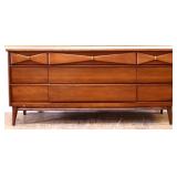 MCM Bassett 9 drawer dresser see photos