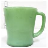 Vintage jadeite Fire King D handle mug