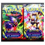 2 sealed Pokemon Phantasmal Flames booster packs