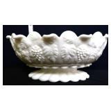 Westmoreland milk glass grapes & leaves bowl