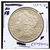 1889O Morgan silver dollar