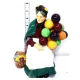 Royal Daulton Old Balloon Seller lady figure