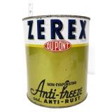 Vntg 1gal Zerex Dupont Anti-Freeze can, no lid