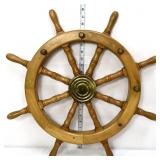 Wood 22in ship wheel