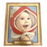 Vntg King George Market therm w/ baby