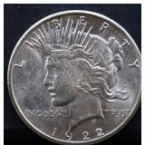 1922S peace dollar