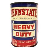 Vntg 1qt Pennstate Heavy Duty Motor Oil can