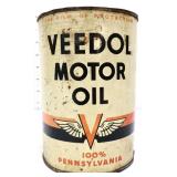 Vntg 1qt Veedol Motor Oil can no top