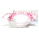 Fenton 13.5in peachcrest bowl