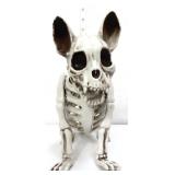Halloween skeleton dog 11in decor