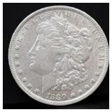 1889O Morgan silver dollar