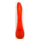 MCM 19.75 amberina swung vase