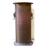 Vintage metal umbrella stand