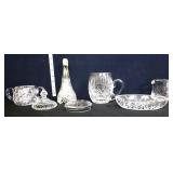 Mixed estate clear glass lot