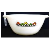 Vntg Fire King milk glass summerfield small bowl