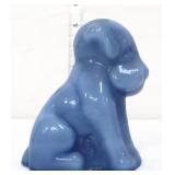 Boyd cathedral blue sitting dog figure