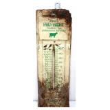 Vntg metal 4.5x14 Agway Pro-Right thermometer