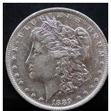 1889O Morgan silver dollar