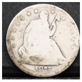 1875S seated liberty half dollar