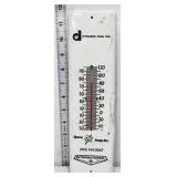 Vntg metal 3.25x11.5 Dynamic Fuel thermometer