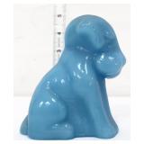 Boyd colonial blue sitting dog figure