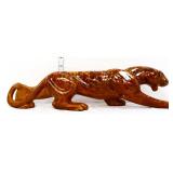 Vintage 17.5in Haeger brown cheetah figure