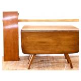 MCM Heywood Wakefield drop leaf table w/ leaf