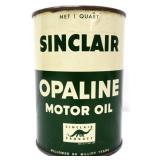 Vntg 1qt Sinclar Opaline Motor Oil can no top