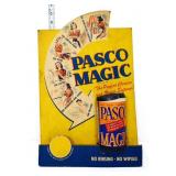 Vntg cardstock 11.5x18 Pasco Magic store adv
