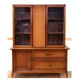 MCM Broyhill 2 piece china cabinet see photos