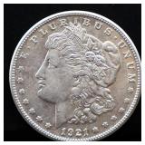 1921S Morgan silver dollar