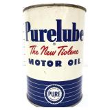 Vntg 1qt PureLube Motor Oil can