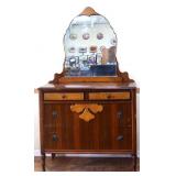 1920s 2 over 2 dresser with mirror see pics