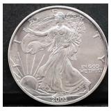 2003 silver eagle coin