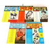 Lot of 5 vntg Country Song Roundup magazines