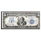1899 Indian Chief $5 silver certificate
