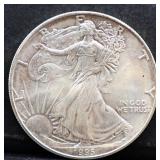 1995 silver eagle coin