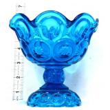 Vintage blue moon & stars compote