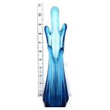 MCM Viking blue 11in epic drape vase