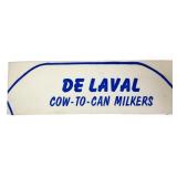 Vntg dbl side 11x3.5in DeLaval attendant hat