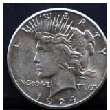 1924S peace dollar