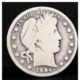 1904 barber half dollar