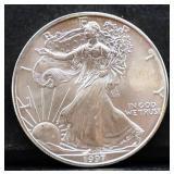 1997 silver eagle coin