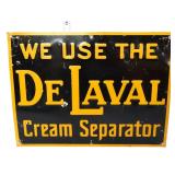 Vntg metal 15.75x12 DeLaval Cream Separator sign