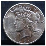 1927 peace dollar